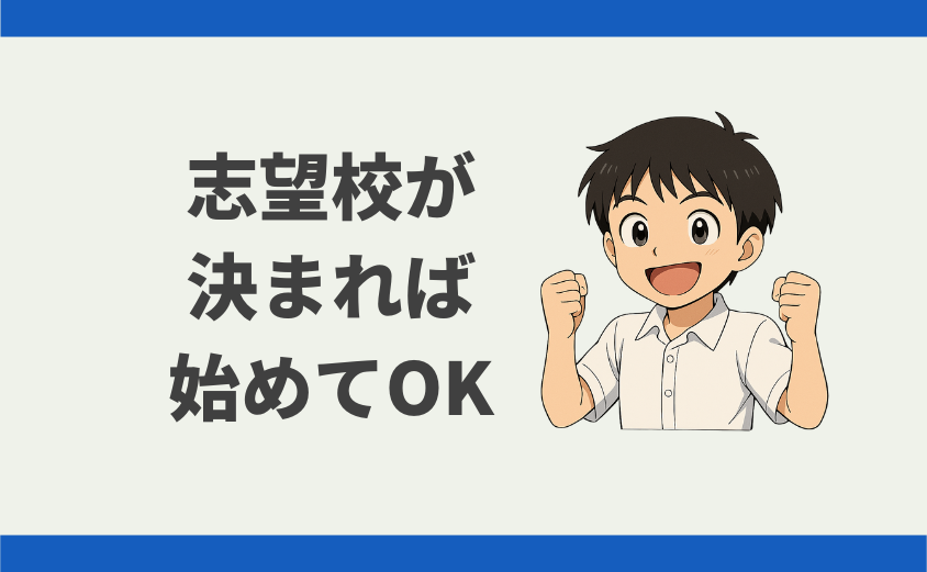 中学受験 過去問 いつから解き始める